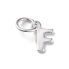 925 Sterling Silver Letter Charms LS-STER-C012-01S-F-1