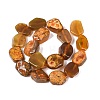 Dyed Natural Agate Beads Strands G-Q606-23E-07-2