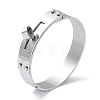 Donut 304 Stainless Steel Bangles BJEW-G700-07A-P-1