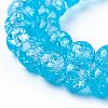 Crackle Glass Bead Strands CCG-E002-8mm-3