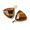 Natural Tiger Eye Pendants G-L614-D04-G02-2