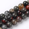 Natural African Bloodstone Beads Strands X-G-L383-06-4mm-1