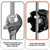 Aluminium Nut Zipper Drill Attachment Socket Wrench Tool FIND-WA0001-24-4