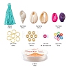 DIY Tassel Charm Heishi Beads Jewelry Set Making Kit DIY-FS0002-39-3