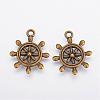 Tibetan Style Alloy Pendants TIBEP-A122979-AB-FF-2