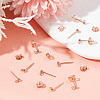 5Pairs 925 Sterling Silver Ear Stud Findings FIND-GO0002-66RG-4