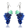 Acrylic & Alloy Dangle Earrings WGEBD91-01-1