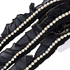 5 Yards Polyester Lace Ribbons OCOR-GF0006-14B-01-1