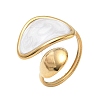 304 Stainless Steel Cuff Open Rings for Women RJEW-F208-02G-01-4