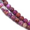 Dyed Natural Regalite/Imperial Jasper/Sea Sediment Jasper Beads Strands G-B124-C04-08-2