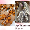 20Pcs Alloy Microphone & Musical Note Keychains KEYC-SC00045-5