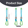 Polyester Cord Ropes Pendant Decorations HJEW-TADJ0022-02C-2