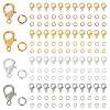 400pcs 4 Colors Alloy Lobster Claw Clasps FIND-TA0008-94-2