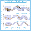 3Rolls 3 Styles Graduation Season Polyester Ribbon OCOR-PH0036-82A-2