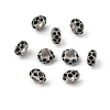 Alloy Rhinestone European Beads CPDL-H998-8-2