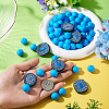 56Pcs 4 Styles Silicone Beads FIND-TA0010-75E-6