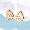 Brass Stud Earrings EJEW-D288-05G-4