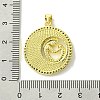 Mother's Day Real 18K Gold Plated Brass Micro Pave Clear Cubic Zirconia Pendants KK-H472-13G-10-3