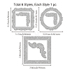 Carbon Steel Cutting Dies Stencils DIY-WH0309-1045-6