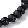 Frosted Glass Beads Stretch Bracelets BJEW-I296-08A-2