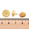 50Pcs Iron Butterfly Clutches Pin Backs IFIN-H066-01G-3