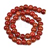 Handmade Fancy Antique Glazed Porcelain Ceramic Round Beads Strands PORC-L019-8mm-M-4