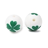 Food Grade Eco-Friendly Printed Silicone Beads SIL-A013-01A-28-2