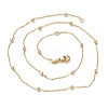 Brass Cable Chain Necklaces NJEW-I247-02G-3
