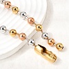 304 Stainless Steel Ball Chains Necklaces for Unisex NJEW-K305-01B-3