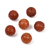 Dyed Natural Myanmar Jade Burmese Jade Carved Beads GG-CBAC08B-04A-01-1