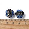 Handmade Foil Lampwork Beads Strands FOIL-Z001-03C-4