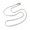 Tarnish Resistant 304 Stainless Steel Chain Necklaces NJEW-R223-09-2