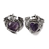 Natural Amethyst Pendants G-A207-03AS-05-2