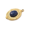 Natural Lapis Lazuli Pendants STAS-F312-02G-01-2