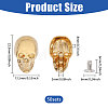 50Pcs Skull Alloy Rivets FIND-CA0011-72B-G-2