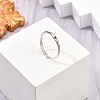 Rhodium Plated 925 Sterling Silver Adjustable Rings RJEW-S397-01P-03-1