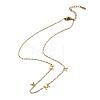Mother's Day 304 Stainless Steel Letter MAMA Pendant Necklaces for Women NJEW-Z117-01G-2