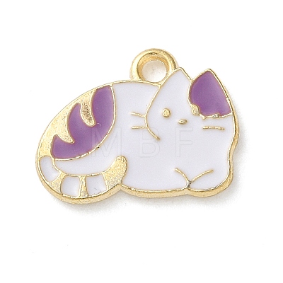 Cute Animal Alloy Enamel Pendants ENAM-U002-03E-KCG-1