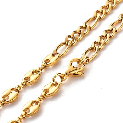 304 Stainless Steel Chain Necklace NJEW-JN03778-1