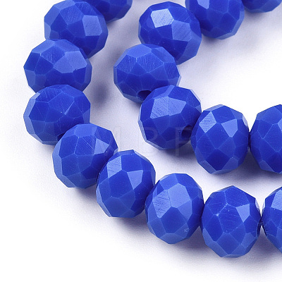 Opaque Solid Color Glass Beads Strands EGLA-A034-P3mm-D32-1