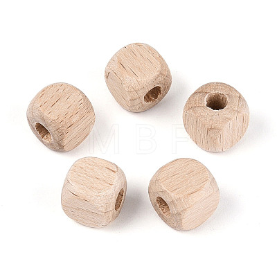 Beech Wood European Beads WOOD-T033-09A-1