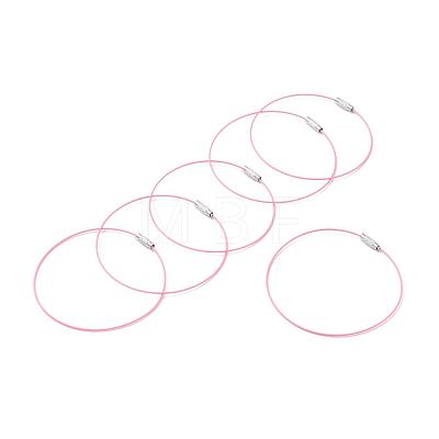 Steel Wire Bracelet Cord DIY Jewelry Making TWIR-R004-03-1