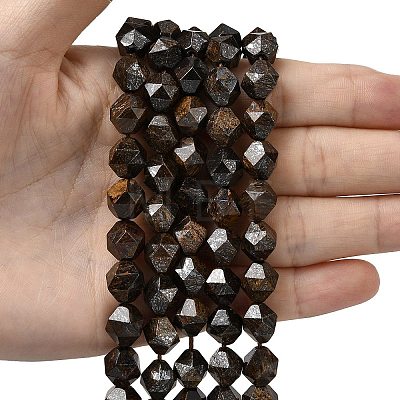 Natural Bronzite Beads Strands G-Z119-A30-03-1