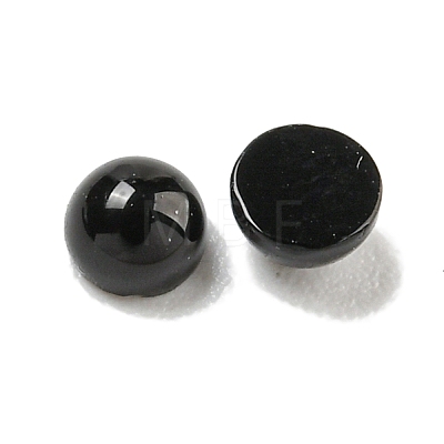 Natural Black Stone Cabochons G-Q173-01A-17-1