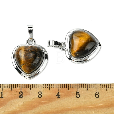 Natural Tiger Eye Pendants G-C114-03P-22-1