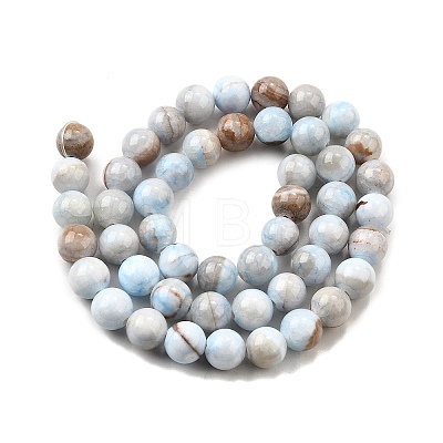 Natural Striped Stone Beads Strands G-D315-A01-01-10mm-1