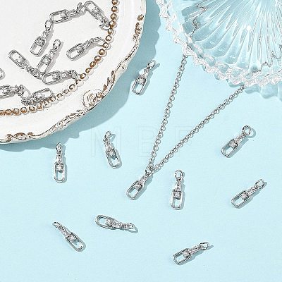 SHEGRACE Brass Micro Pave Clear Cubic Zirconia Charms XGRQ4N378-726P-1