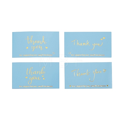 4 Bags 4 Style Laser Thank You for Supporting My Small Business Card DIY-SZ0003-34-1