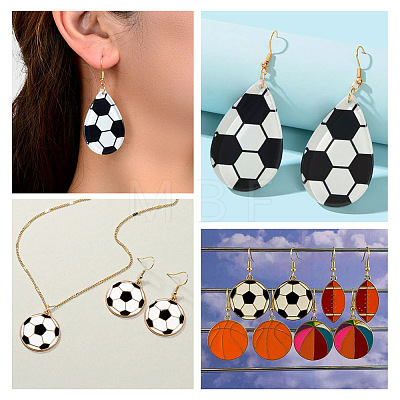 DIY Sports Themed Pendants Jewelry Making Finding Kits DIY-PJ0001-35-1