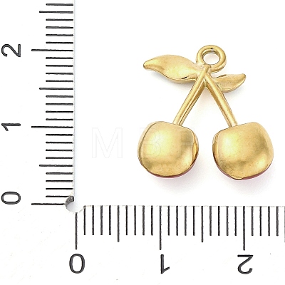 304 Stainless Steel Pendants STAS-V003-08G-02-1